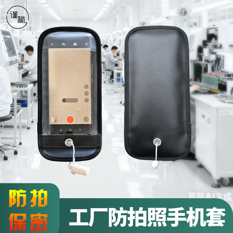 Confidential Mobile Phone Case with Rounded Corners to Prevent Photos, Factory Employee Phone Protection Bag, Anti-Photo Phone Case for Electronics Factory Workshop Confidential Mobile Phone Case with Rounded Corners to Prevent Photos, Factory Employee Phone Protection Bag, Anti-Photo Phone Case for Electronics Factory Workshop