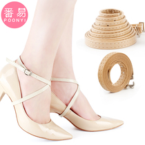 High heels anti-heel artifact triangle strap shoelace female fixed belt not heel strap shoelace buckle anti-heel accessories