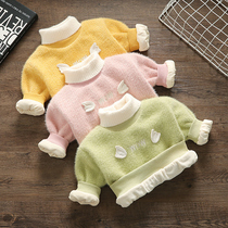 Female Baby Autumn Winter Dress New Gush Clothing Tide 2020 Autumn New Foreign Air Children Dress Girl Warm Sweater