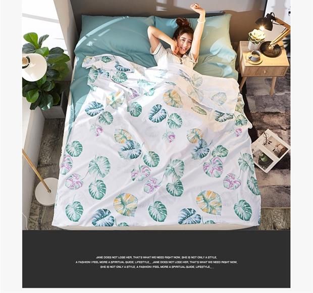 Khách sạn giường đôi du lịch người lớn túi ngủ túi ngủ mùa hè siêu mỏng người lớn nhẹ du lịch túi ngủ mùa xuân và mùa thu - Túi ngủ túi ngủ mùa hè cho bé