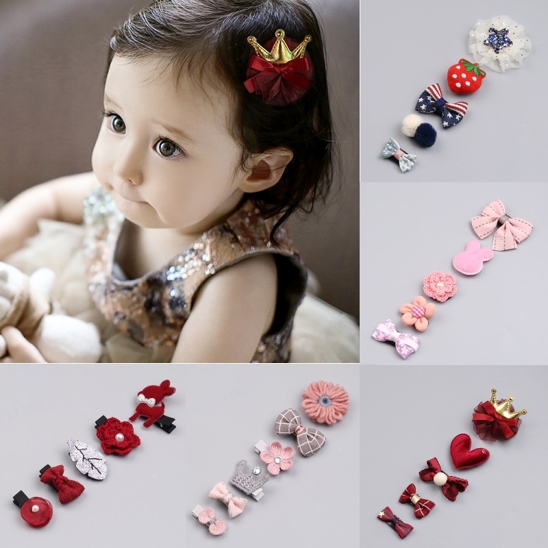 Children's hair accessories baby hair clips baby hair clips girls hair clips side clips baby hair clips headwear set