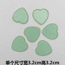 Heart-shaped small number of cloth stickable clothing applique patch with self-adhesive-free stitch-free and no-burn clothes pants down the hat