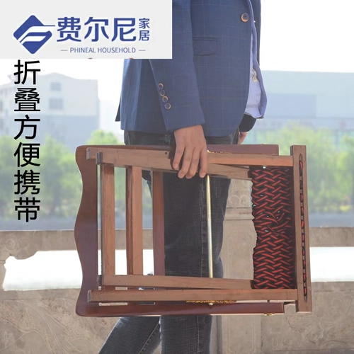 Shandong Solid Wood -Кресло Маза Красное Сандаловое дерево повседневное наружное пожилое стул.