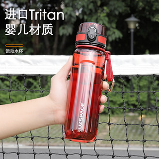 Sports Water Bottle for Women, Large Capacity, Summer Outdoor Fitness Water Cup for Men, High Temperature Resistant 1000ml Anti-Fall Space Cup