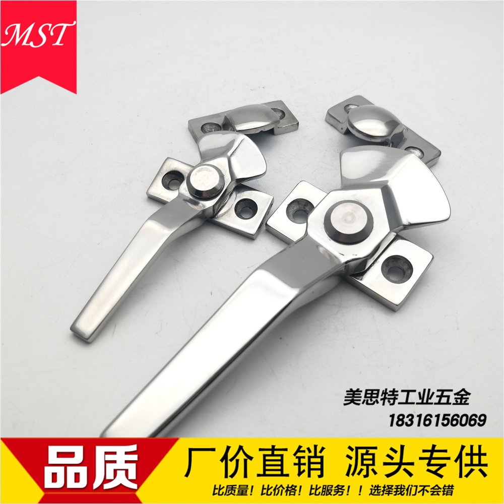Stainless steel rotary forcing tight handle sealing closed handle oven engineering machinery soundproof shockproof industrial handle