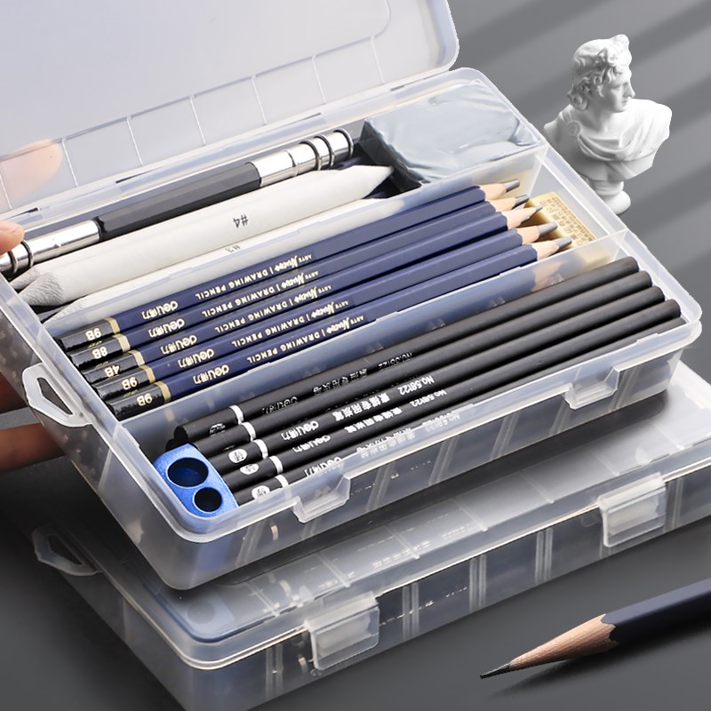 Sketch pencil case special for art students Sketch pencil case Art students painting supplies tool set large capacity color