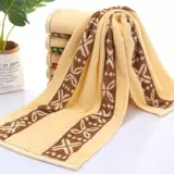 Хлопковое мягкое длинное банное полотенце для спортзала, хорошо впитывает воду