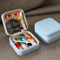 [Светло -голубой] 11 цветной швейной нить+12 швейных инструментов