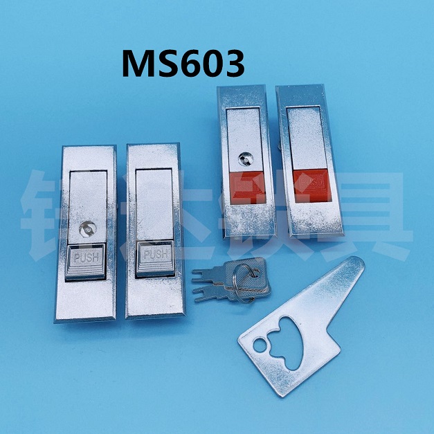 Zinc Da MS603 Distribution Box Lock Distribution Cabinet Door Lock Distribution Cabinet Door Switchboard Door Swivel Tongue Lock Plane Lock