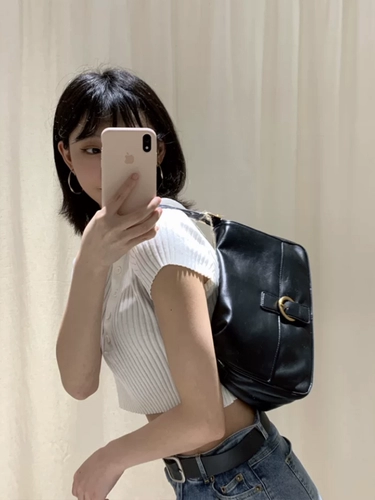 Brandymelville BM Официальный веб -сайт покупки 2022 Новая мягкая кожа Big Bag Женщина Ins Underarian Bag Big Dafa Stick Bag