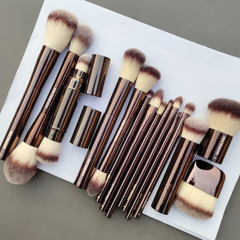 Sandglass Full Set of Makeup Brushes, Professional Makeup Tools, Eyeshadow, Blush, Loose Powder, Blending Eyebrow Brush, Under-Eye Brush Sandglass Full Set of Makeup Brushes, Professional Makeup Tools, Eyeshadow, Blush, Loose Powder, Blending Eyebrow Brush, Under-Eye Brush