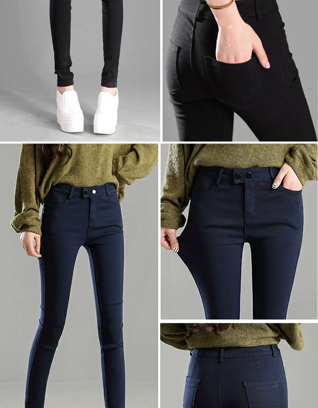 Quần legging nữ mặc dài 2019 xuân mới bảy điểm phiên bản Hàn Quốc là mùa xuân mỏng và mùa thu mỏng chân váy hoang dã - Khởi động cắt