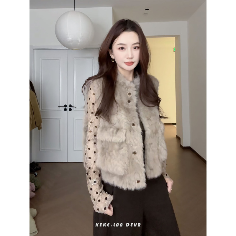 Keke【Jingyu'An】Korean-Style Relaxed, Loose-Fitting, Slimming, Age-Reducing Sleeveless Vest Keke【Jingyu'An】Korean-Style Relaxed, Loose-Fitting, Slimming, Age-Reducing Sleeveless Vest