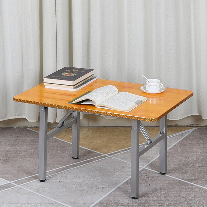 Small Dining Table Foldable Tea Table Dual-use Household Small Family Style Dining Table Simple Rental House Rectangular Pendulum Stall Portable