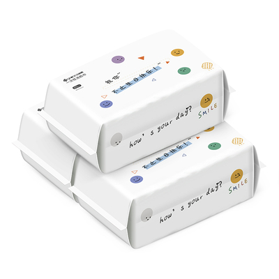 3包洁丽雅洗脸巾一次性 纯棉柔巾女抽取式婴儿洁面干湿两用李佳琦