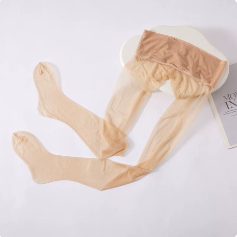 Seamless Ultra-Thin Sexy Silky Stockings with 360-Degree Traceless Invisible Black Pantyhose, New Transparent Style