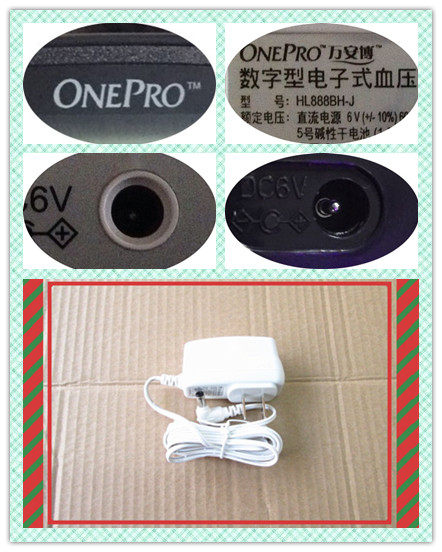 ten thousand AMBER ONEPRO ELECTRONIC SPHYGMOMANOMETER DC6V DC6V HL888KA-J HL888AA HL888AA SPECIAL POWER CORD ACCESSORIES