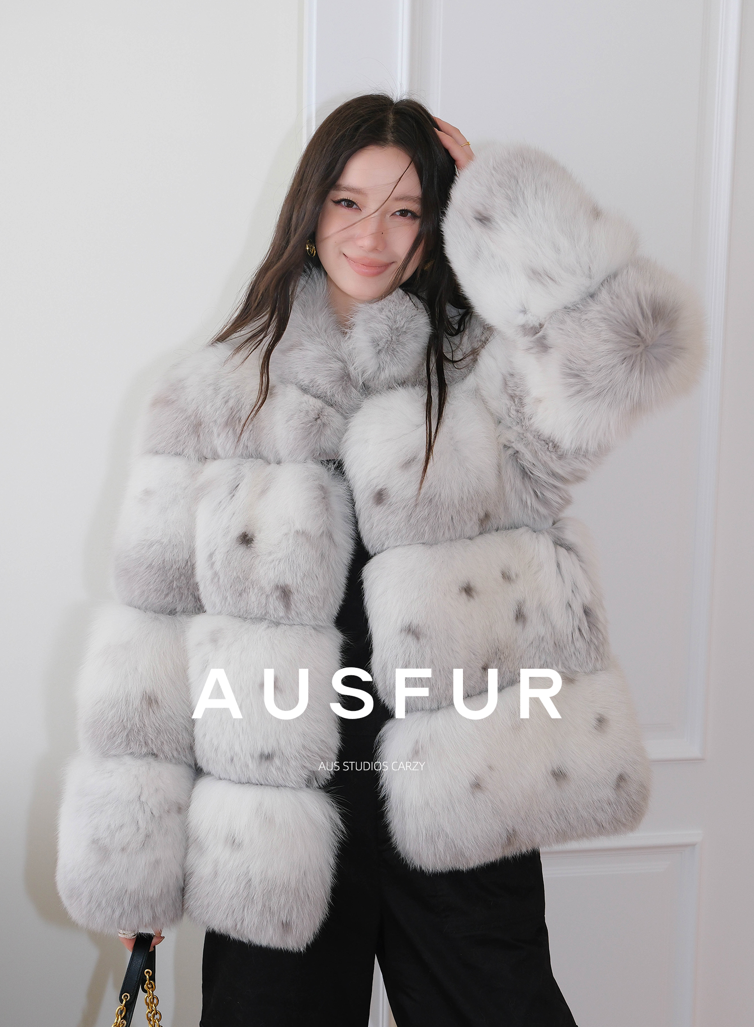 値下げ PELLICULE front gather furcoat white PELLICULE ペリキュールfront gather furcoat ジャケット・アウター