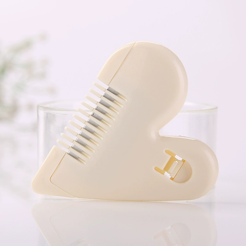 Японская челка, расческа, машинка для стрижки волос для домашнего использования, ножницы, двусторонное лезвие, вспомогательное руководство