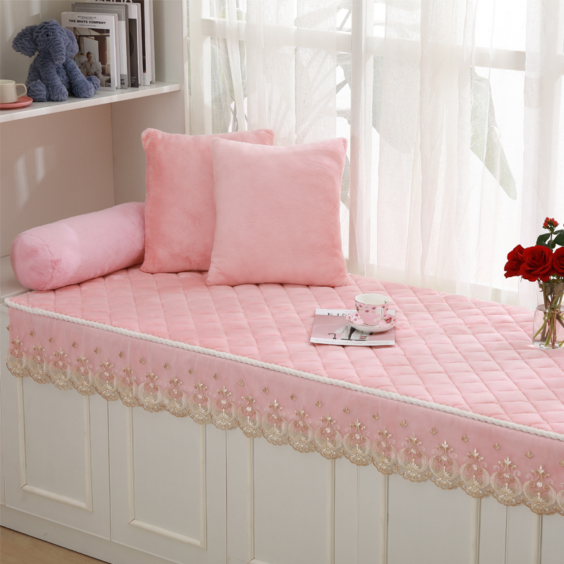 Net red floating window cushion window sill cushion blanket Princess Bedroom Tatami Four-season Universal Balcony Cushion Customised Nordic Wind