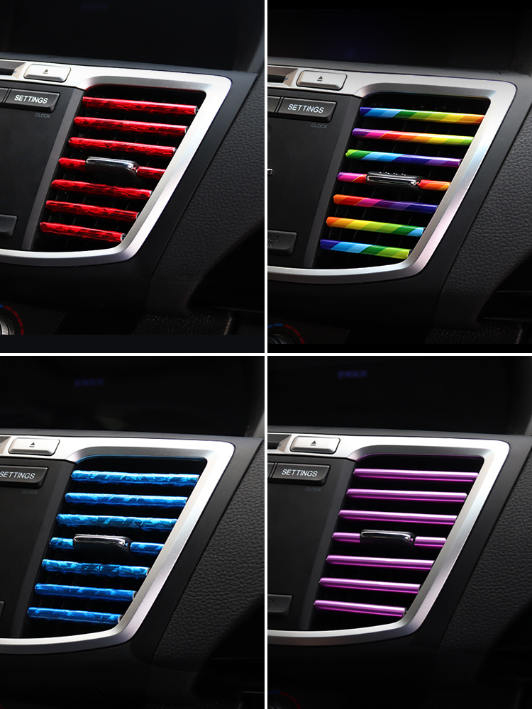 Car Interior Trim Strips Supplies Large Full Air Conditioning Air Outlet Car Window Accessories Special Retrofit Accessories