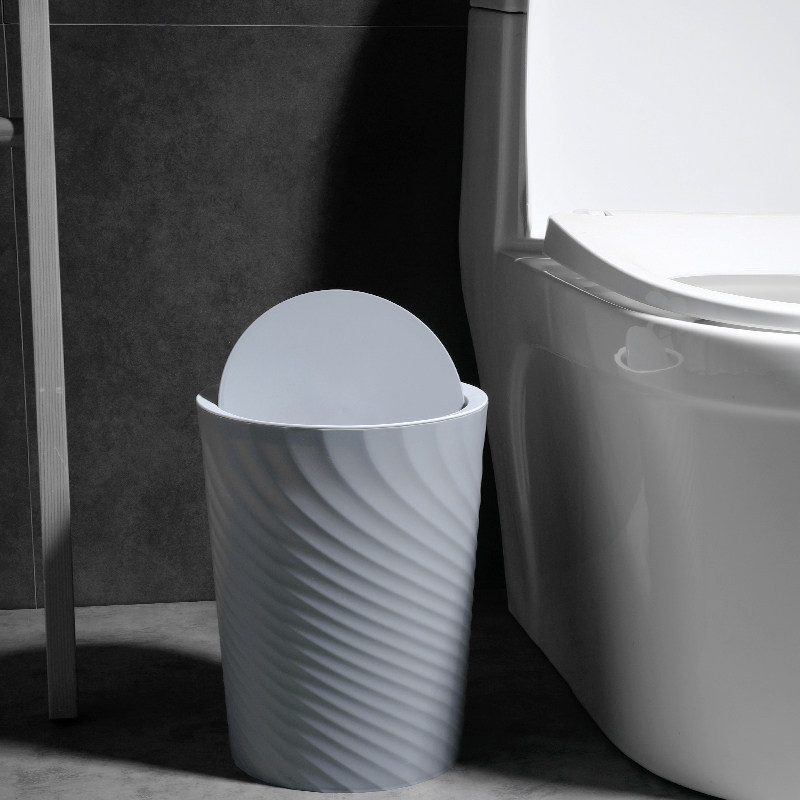 Shackled trash bin toilet household living room Nordic wind modern minimalist fashion in teenage hotel