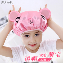 Shower cap female waterproof household baby children cartoon cute shower head cover cute shower head cover Bath hat