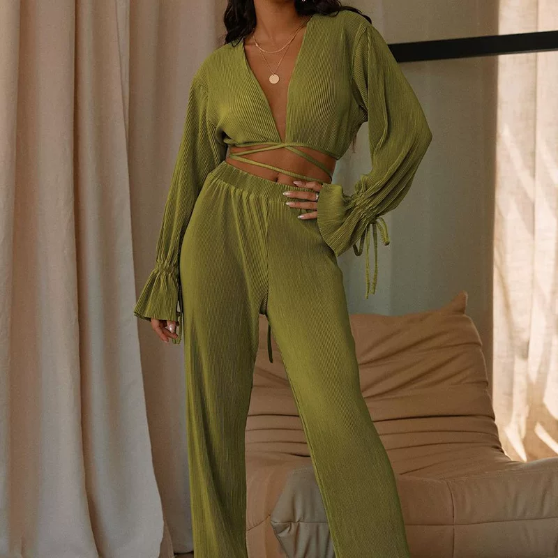 V-НЕСК CASUAL SEXY костюм однотонный женский Ведическая набор секси набор одежды женский женский