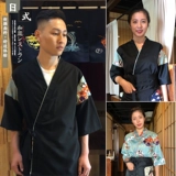 Пользовательский японский стиль рабочего ресторана, работники официанта работают в японском кулинарном магазине Sushi Master Chef Citchen Service Мужчины и женщины кимоно