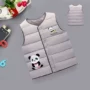 18 chàng trai và cô gái mùa thu và mùa đông xuống áo vest cotton mới vừa và nhỏ cho bé phim hoạt hình Bạn muốn đội chống mùa mỏng quần áo trẻ sơ sinh