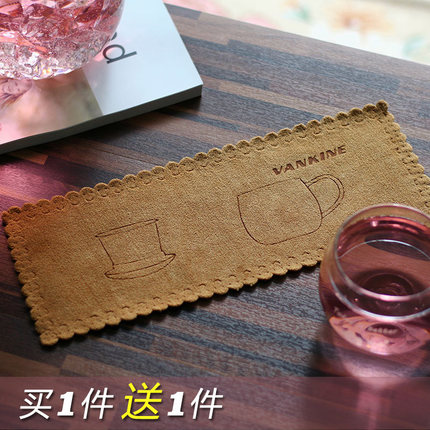 Microfiber tea towel Japanese-style napkin tablecloth absorbent tea cloth towel thickened can be customized
