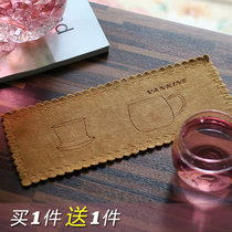 Microfiber tea towel Japanese napkin Napkin cloth Absorbent tea cloth towel thickened can be customized