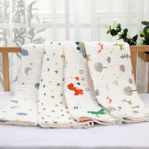 TGTG baby bath towel newborn cotton gauze super soft delivery room scarf six-layer cotton baby childrens small cover blanket