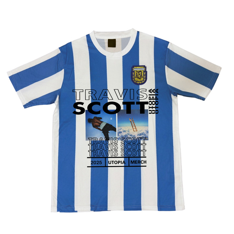 Travis Scott Jersey Blokecore Hip-Hop Rap Football Vibe Short Sleeve Vintage Long Sleeve Travis Scott Jersey Blokecore Hip-Hop Rap Football Vibe Short Sleeve Vintage Long Sleeve