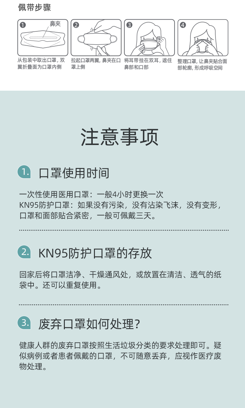 维德医疗 鱼型KN95防护口罩 10只 独立装 图13