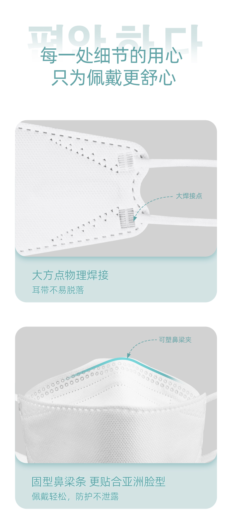 维德医疗 鱼型KN95防护口罩 10只 独立装 图12