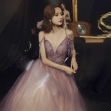 Элитное дизайнерское сиреневое летнее вечернее платье, эффект подтяжки, подарок на день рождения, изысканный стиль, тренд сезона