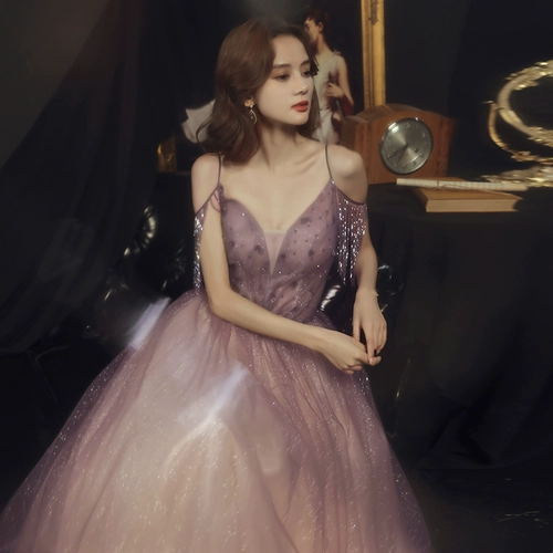 Элитное дизайнерское сиреневое летнее вечернее платье, эффект подтяжки, подарок на день рождения, изысканный стиль, тренд сезона