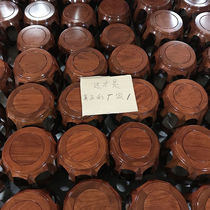 Red Wood Drum Stool Flowers Pear Wood Round Stool Solid Wood Changing Shoes Stool Chinese Small Short Stool Imitation Ancient Printed Ancient Kite Stool Special stool