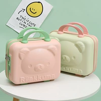 Портативный чемодан, мультяшная милая коробка, маленький ящик для хранения, 14 дюймов
