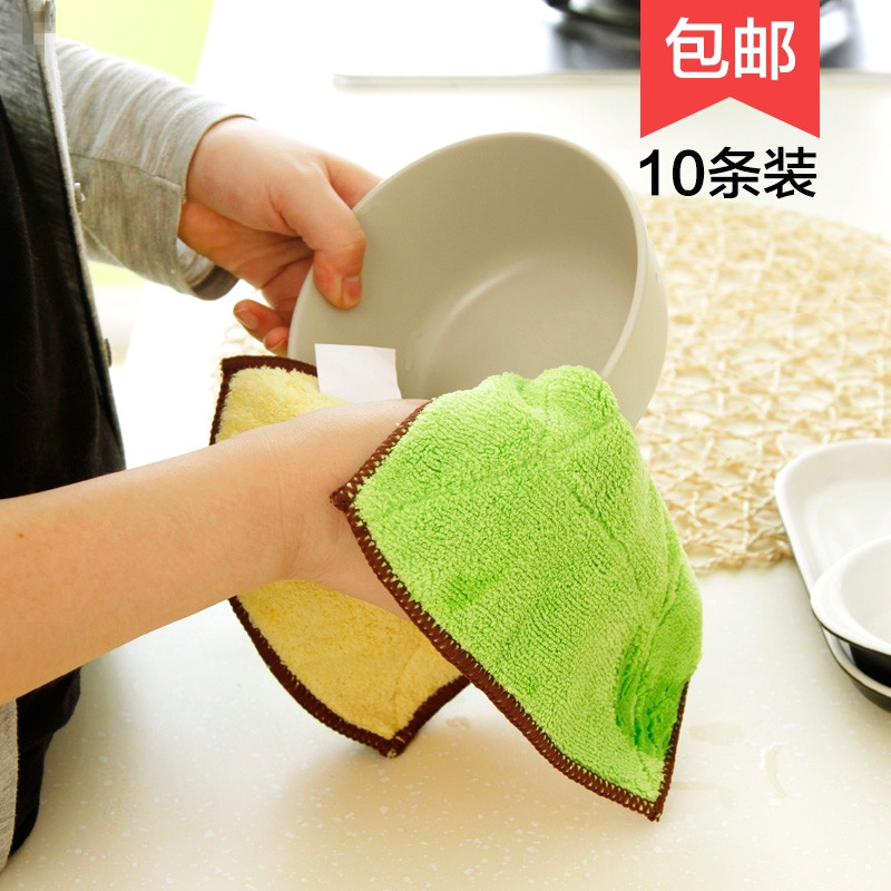 Thick non-oil absorbing cloth cleaning cloth cleaning cloth kitchen supplies wiping tablecloth household cleaning towel