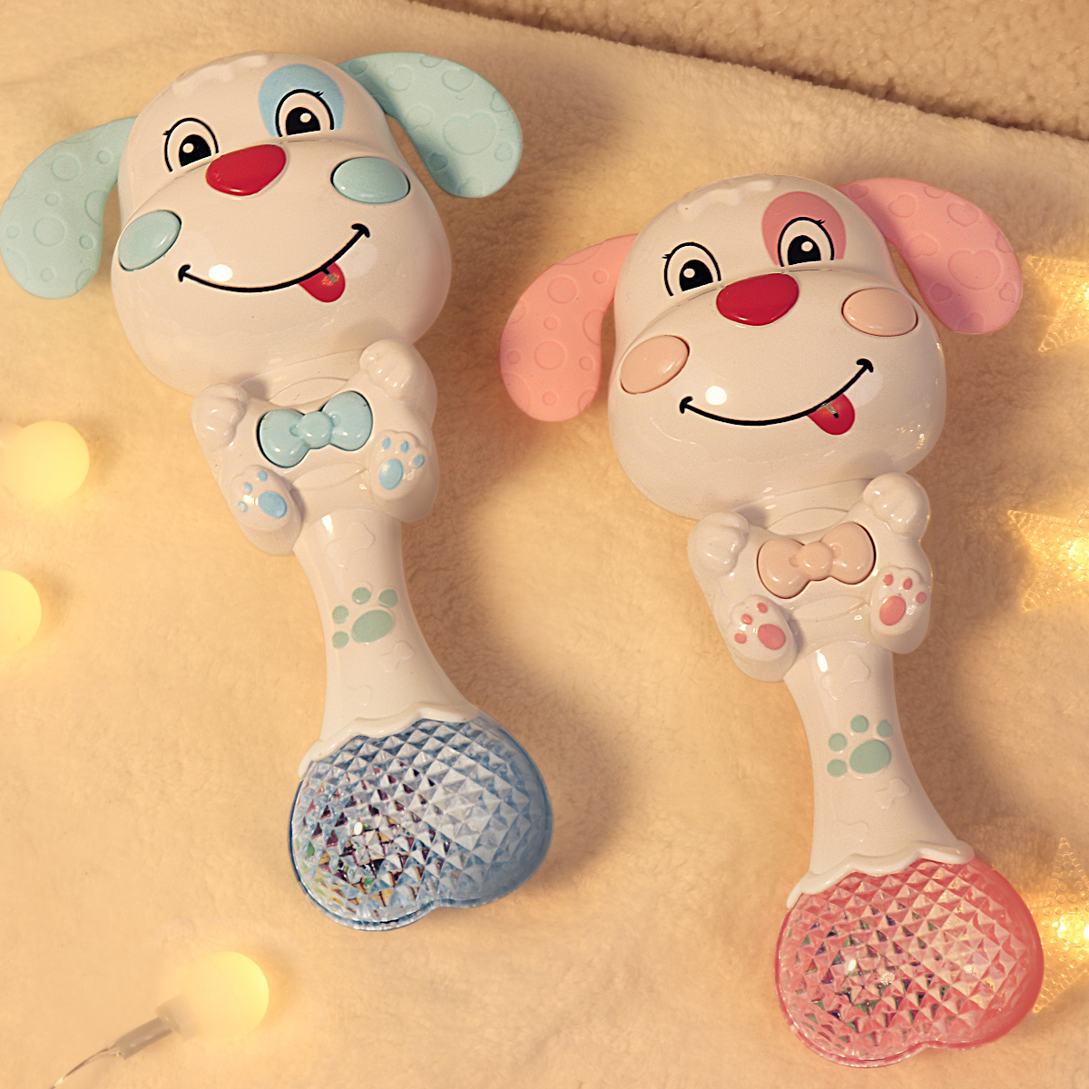 Baby hand rattle toy 3 baby early education puzzle 6 newborn toddler 8 tooth fixer 12 months 7 boys and girls 0-1 years old