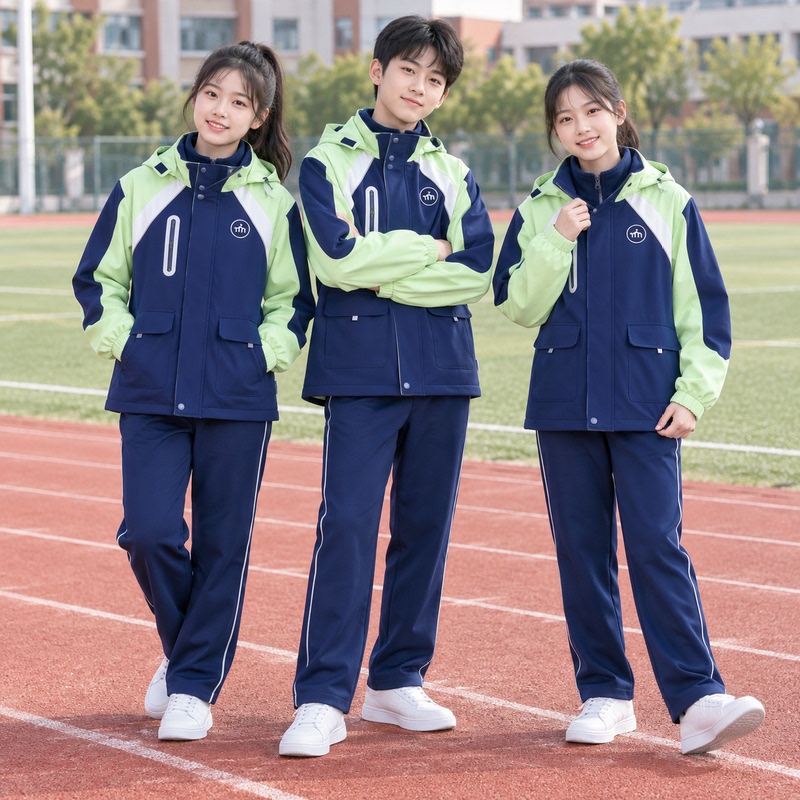 Anshan City Primary School Students' Unified School Uniform Set, Winter Jacket Three-Piece Set with Detachable Inner Lining and Single Pants Anshan City Primary School Students' Unified School Uniform Set, Winter Jacket Three-Piece Set with Detachable Inner Lining and Single Pants