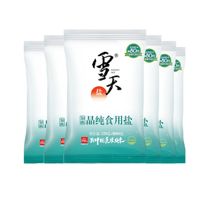 【雪天】加碘食用盐400g*7