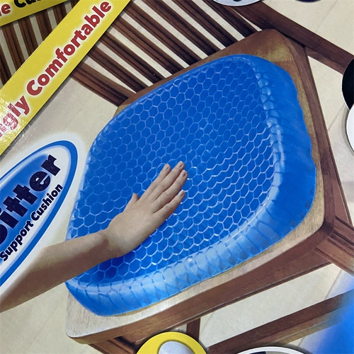 Немецкая технология!Позвольте задницу прохладным!Ветер -сквозной автомобиль TPE CAR COLD COSHION Мягкая сотовая подушка для яиц