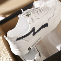 Details determine success or failure soft comfortable and flexible men's spring and summer new leather lace-up casual shoes men's shoes tide