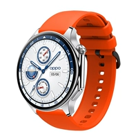 Комфортный оранжевый ремешок для часов