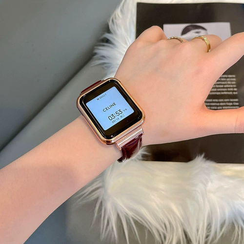 Xiaomi, креативные часы, ремешок для часов, оригинальные сменные умные аксессуары подходит для мужчин и женщин, redmi, из натуральной кожи