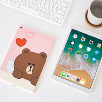 ipad2021 protective sleeves 9 generations 10 2 inch flat 2020 silicone gel full bag no lid cute cartoon Cartoon Soft Shell