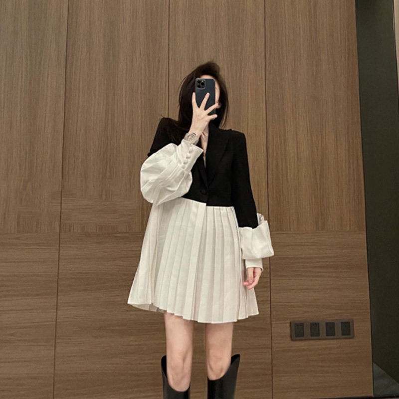 Spring 2021 new women's fashion trend large size thin high-end foreign skirt high-end sense of the inner layer of the bottom dress